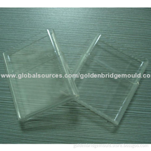 Plastic injection molding for dental care product, clear boxNew
